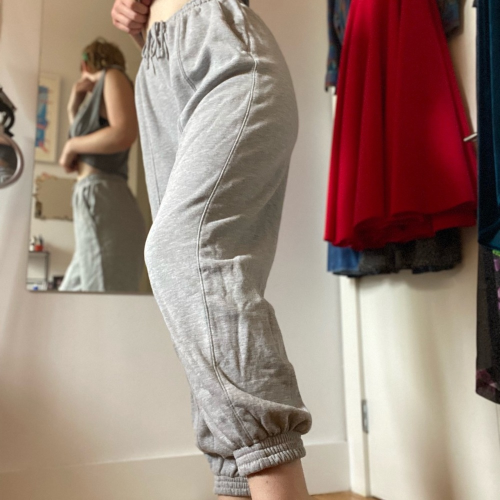h&m GREY SWEATPANTS size L!
